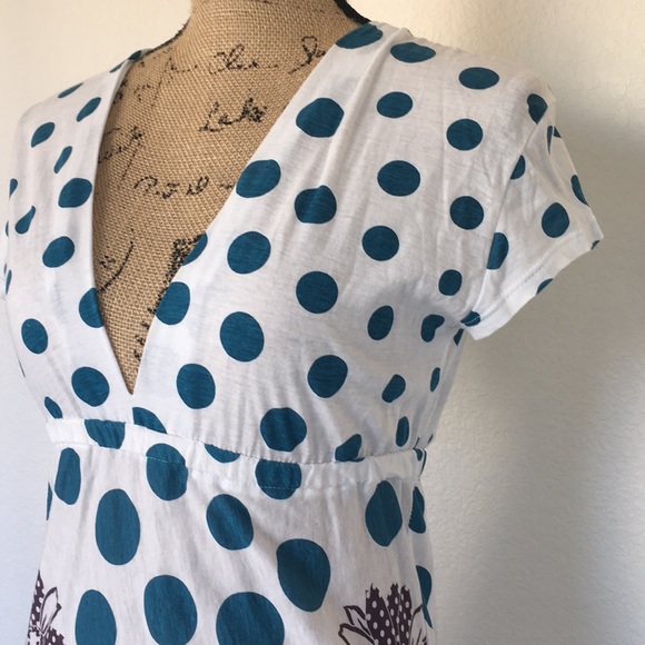 NWOT Windsor polka dot S Top - Picture 3 of 6